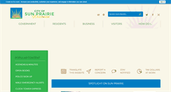 Desktop Screenshot of cityofsunprairie.com